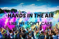 hands in the air