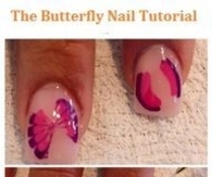 DIY Butterfly Nail Tutorial