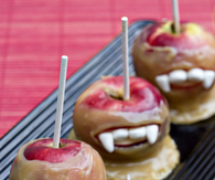 Vampire candy apples