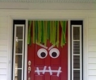 DIY Halloween Door Decorations