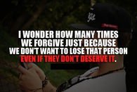 Forgiving