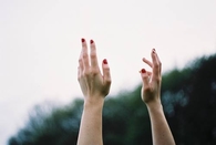 Hands to the sky