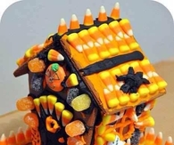 Halloween Gingerbread House