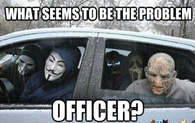 What seems to be the problem officer?