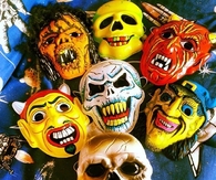 Scary halloween masks