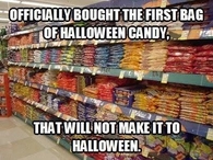 First Bag of Halloween Candy