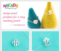 Design Pearl Pendant for A ring-Stacking Pearls
