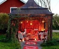 Shed turned into Outdoor Room