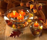 Simple and Pretty Autumn Table Centerpiece