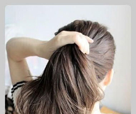 diy updo hair style