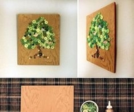 DIY Button Wall Art