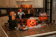 Halloween Kitchen Treats and Decorations