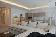 Modern open plan apartment