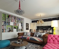 Pop art style apartment decorating