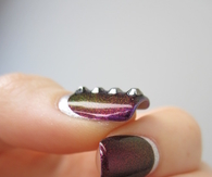 Studded ruffian manicure