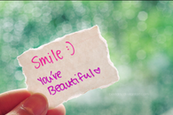 Smile you are beautiful