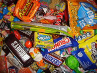 Sweet halloween candy