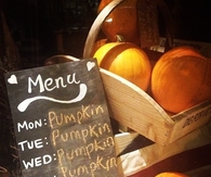 Pumpkin menu