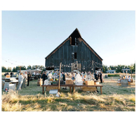 Charming barn wedding