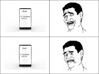 Mom vs Dad missed calls