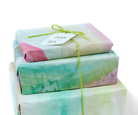 DIY Watercolor Gift Wrap