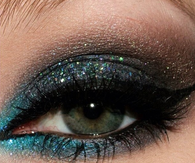 Glitter eyeshadow