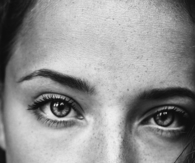 Beautiful freckled girl