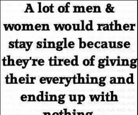 stay single