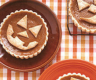 Jack o lantern tartlets