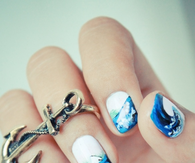 Ocean waves nails