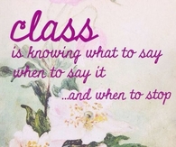 class is