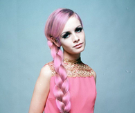 Thick pink braid