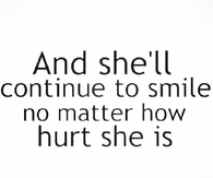 And Shell Continue To Smile