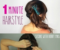 DIY 1 Minute Hair Style
