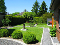 Simple garden design