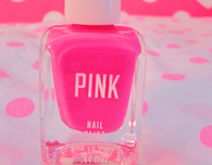 Pink nail polish