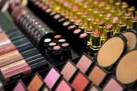 Lipstick, blush and gloss