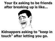 Your ex asking to be friends