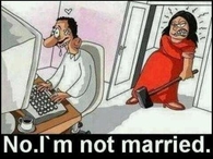 no im not married
