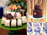 Camping baby shower