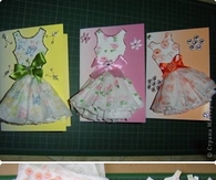 DIY Paper Dress Card Topper