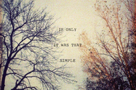 If it was only that simple