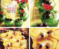 Ants and bees on a cupcake