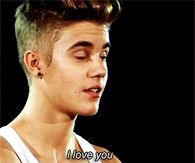 I love you
