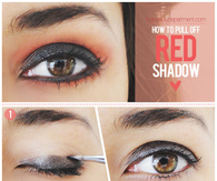 DIY Red Eyeshadow