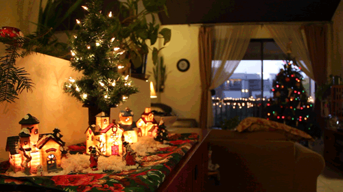 Flashing christmas lights