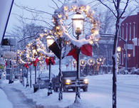 Winter light wreaths
