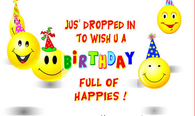 A birthday full of happies