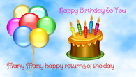 Happy Birthday To You