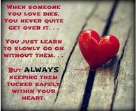 when someone you love dies